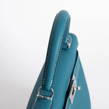 Alae Retourné Bleu - Cuir Véritable