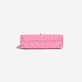 Sac Alae Rose - Cuir Autruche