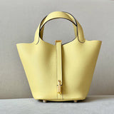Sac Pico Jaune - Cuir Véritable