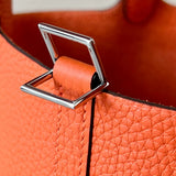 Sac Pico Orange - Cuir Véritable