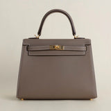 Sac Alae Taupe - Cuir Véritable