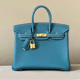 Sac Baya Bleu - Cuir Véritable
