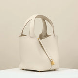 Sac Pico Crème - Cuir véritable