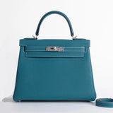 Alae Retourné Bleu - Cuir Véritable