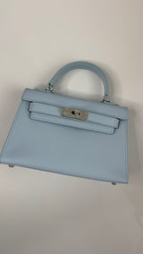 Sac Alae Bleu Pastel - Similicuir