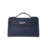 Clutch Alae Bleu Marine - Similicuir