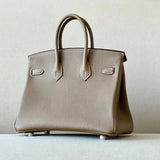 Sac baya Taupe - Cuir véritable