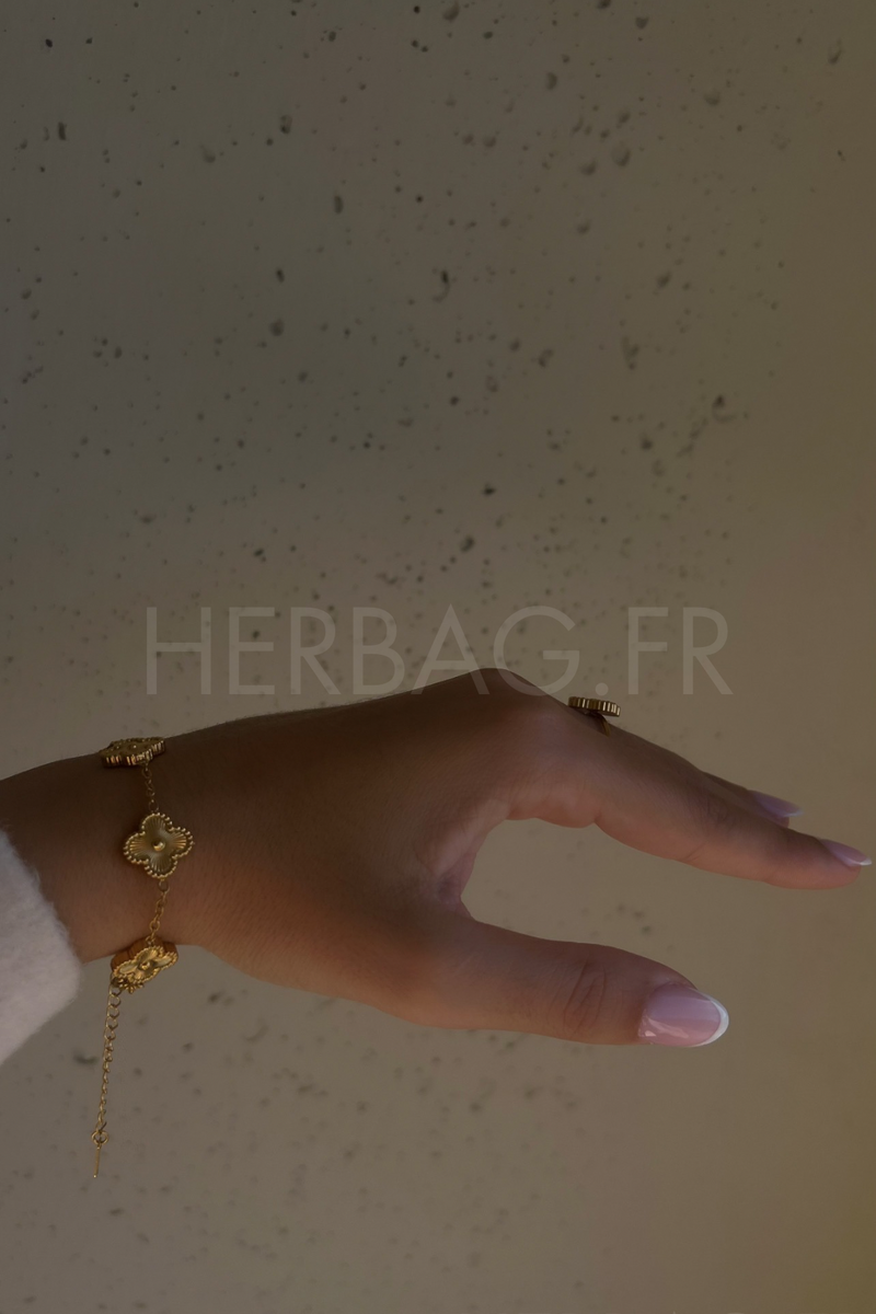 Bracelet Trèfle - Or