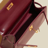 Sac Alae Noir - Cuir Lisse Véritable