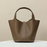 Sac Pico Taupe - Cuir Véritable