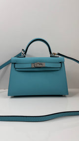 Sac Alae Bleu - Cuir Véritable