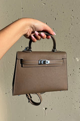 Sac Alae Taupe - Cuir Véritable