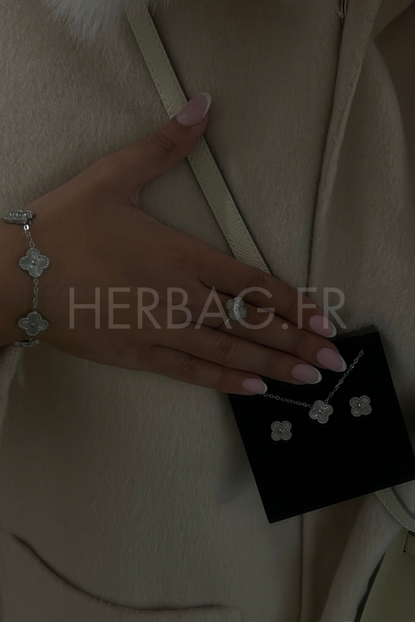 Parure Trèfle - Argent