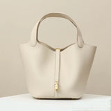Sac Pico Crème - Cuir véritable
