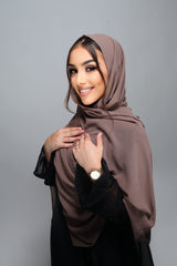 Hijab Mousseline - Taupe